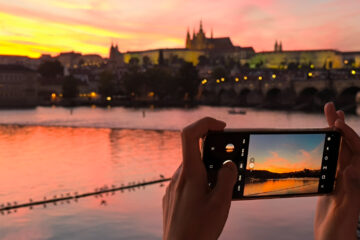 Kurz focení mobilem s Janem Rybářem - mobil, světlo a Pražský Hrad